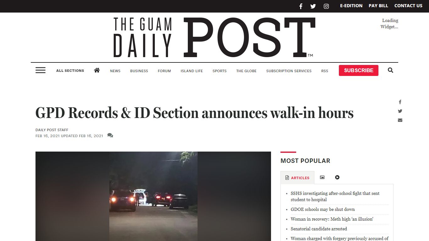 GPD Records & ID Section announces walk-in hours | Guam News | postguam.com